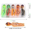 Topwater Frog Lure 8.5cm 7.5g for Surface Fishing (Perch, Dogfish, Blackfish)
