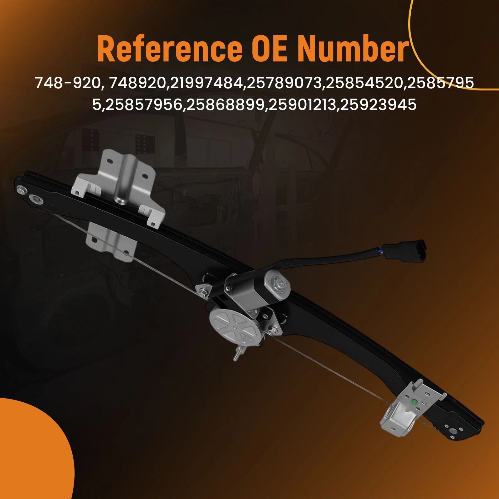 Electric Window Regulator Front Right for Buick Enclave (2011–2012) 25923945