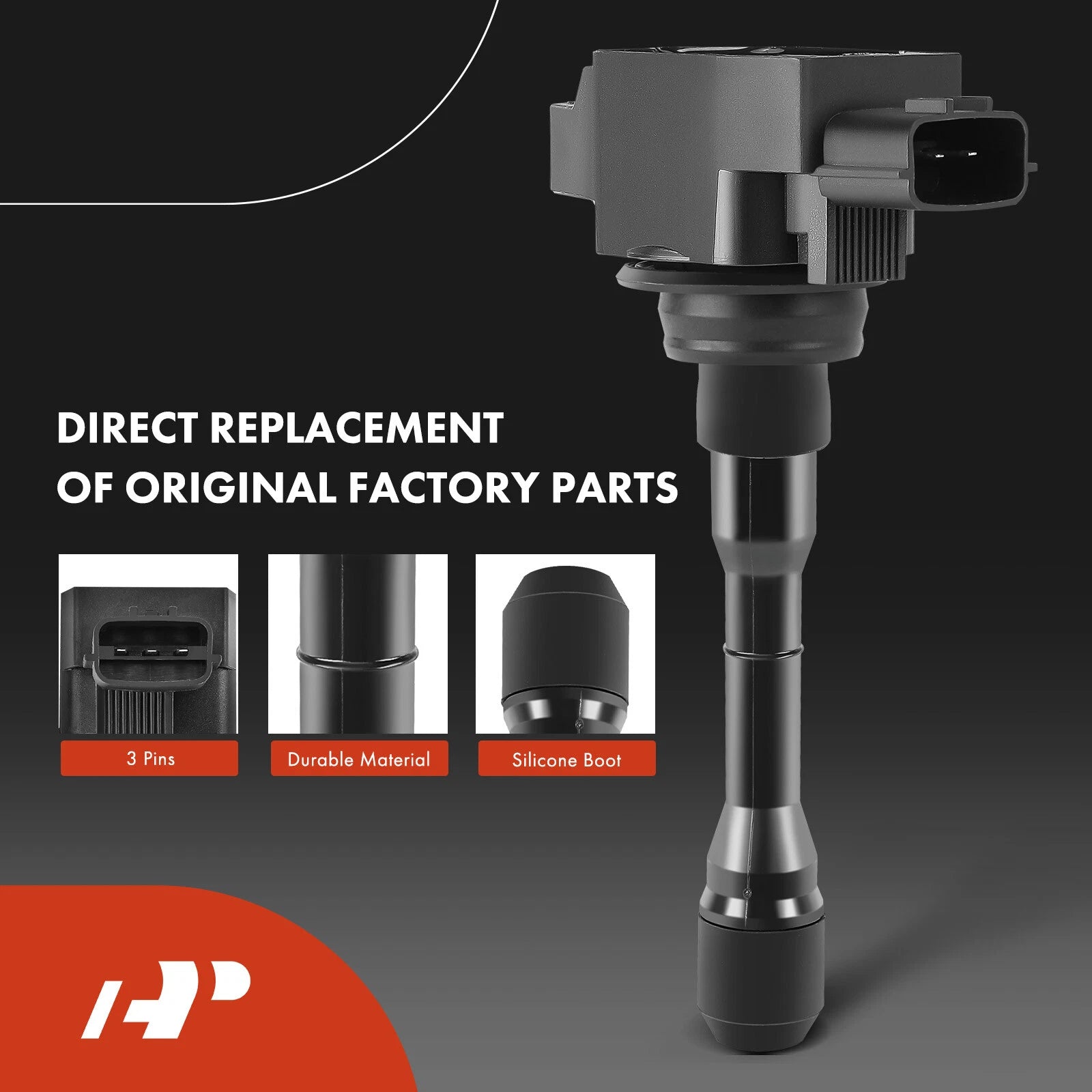Set of 6 Ignition Coils & Spark Plugs for Infiniti Q50 (2014–2020)