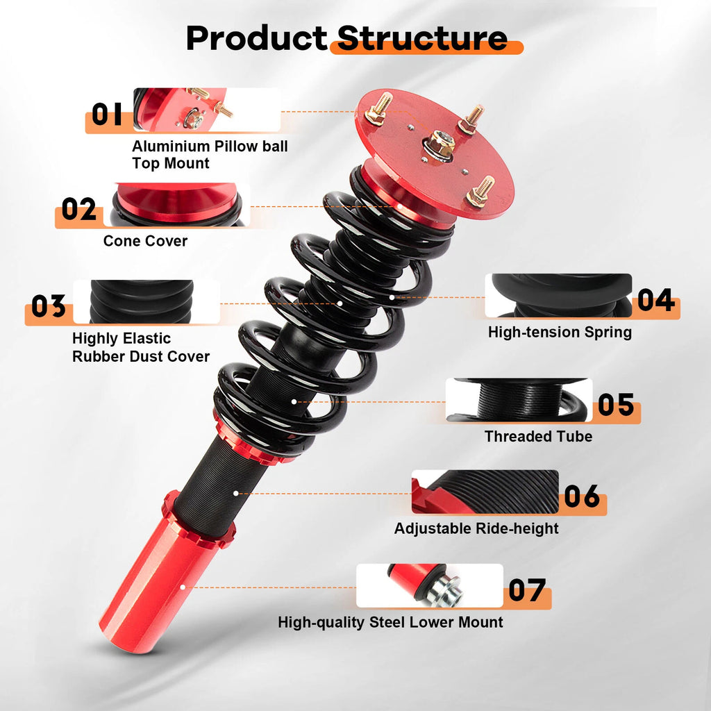 Coilovers for BMW 5 Series E60 (2004-2010) Adjustable Height Suspension Kit
