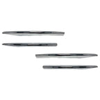 4x Fog Light Cover Trim for Mercedes Benz E-Class W213 (2021+) Chrome