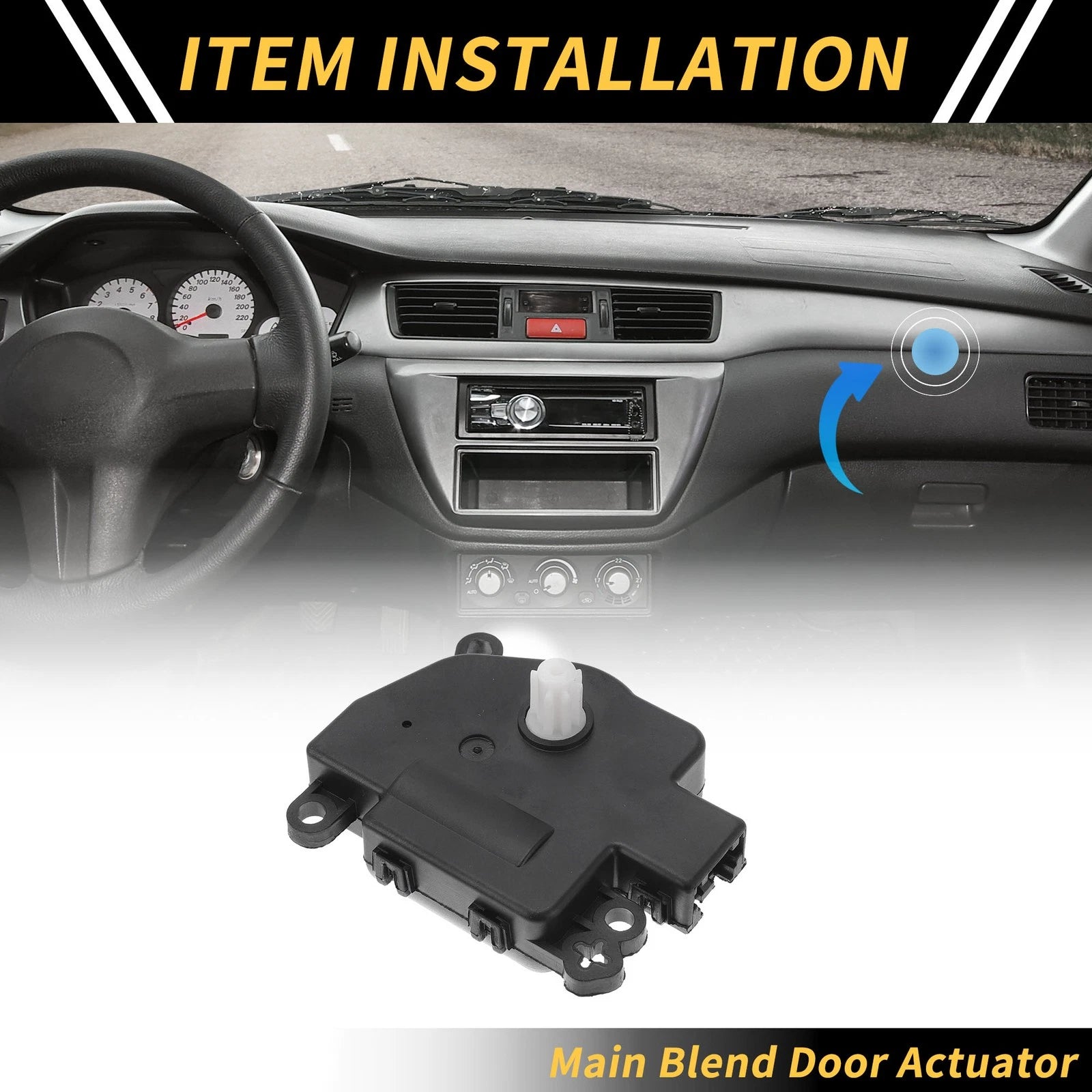 HVAC Air Door Actuator Heater Blend for Ford Escape (2008–2012) No. 604224, 4L3Z19E616EA