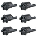 Set of 6 Denso Ignition Coils for Silverado 1500 Sierra 1500 (2014–2017)