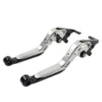 Silver Extendable Brake Clutch Levers for Kawasaki Ninja 650R ER6F ER6N (2006-2018)