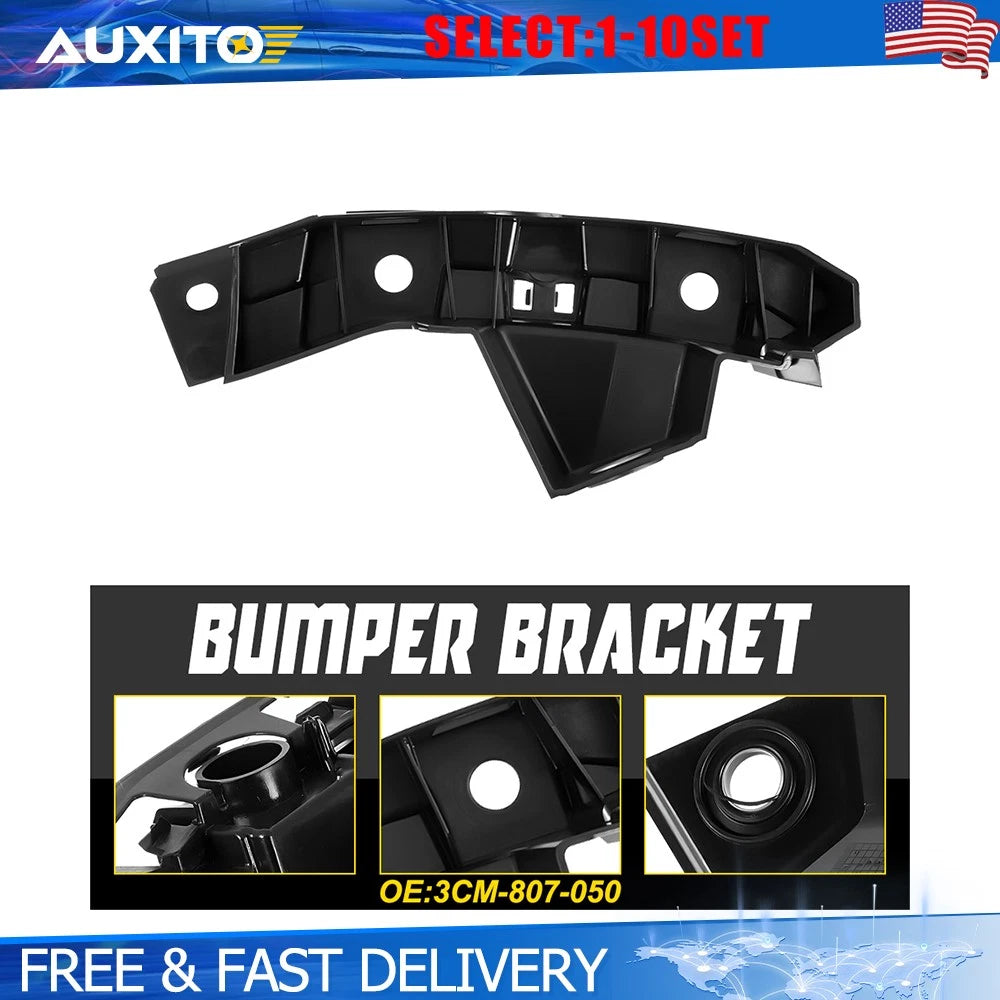 Front Bumper Grille Bracket for VW Atlas (2021–2023) 3CM807050 Black