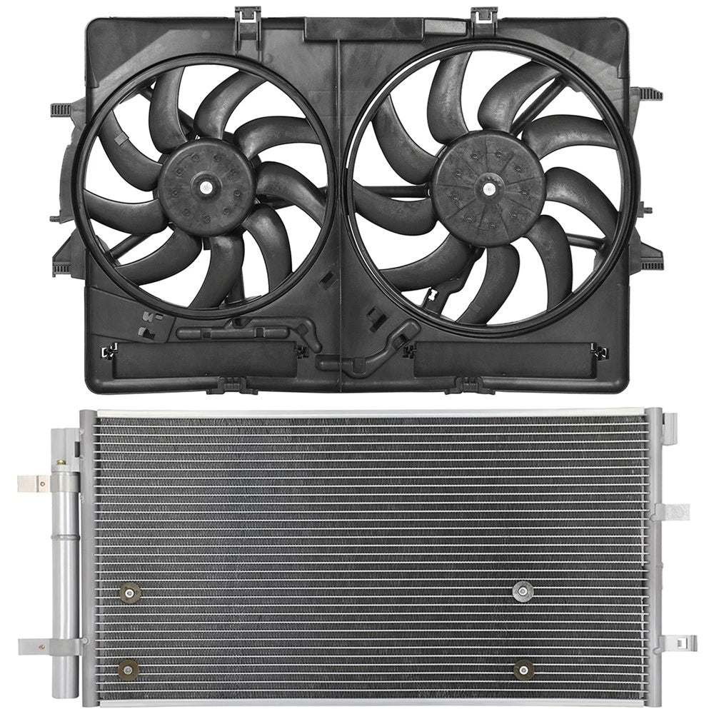 Electric AC Condenser Cooling Fan Kit for Audi A5 (2010–2016)
