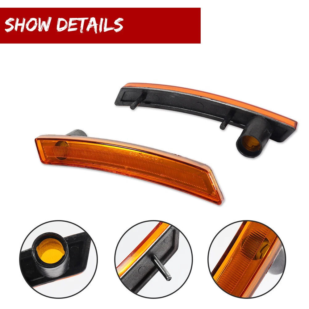 Amber Front Fender Side Marker Lights for MINI Cooper (2007–2016)