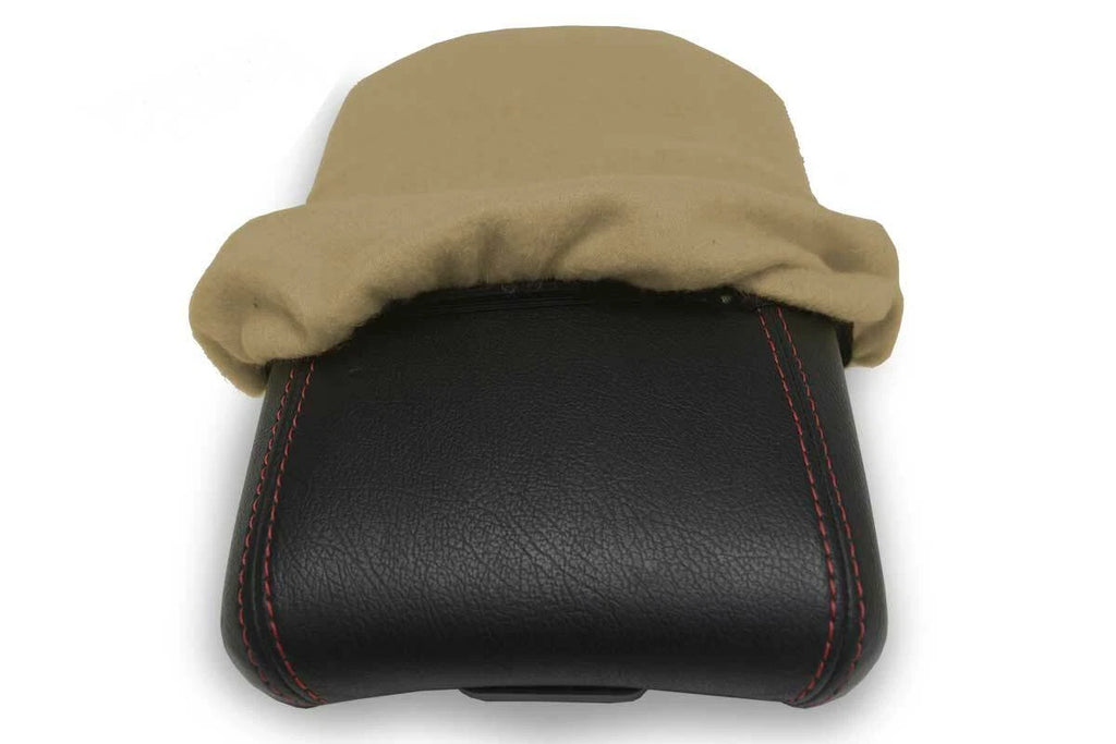 Fleece Console Lid Armrest Cover for Hyundai Sonata (2011–2014) Beige