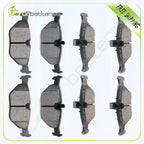 Set of 4 Low Dust Brake Pads for BMW 325i (2001–2005)