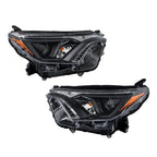 Headlight Assembly Set for Toyota RAV4 (2016-2018) Halogen Left+Right