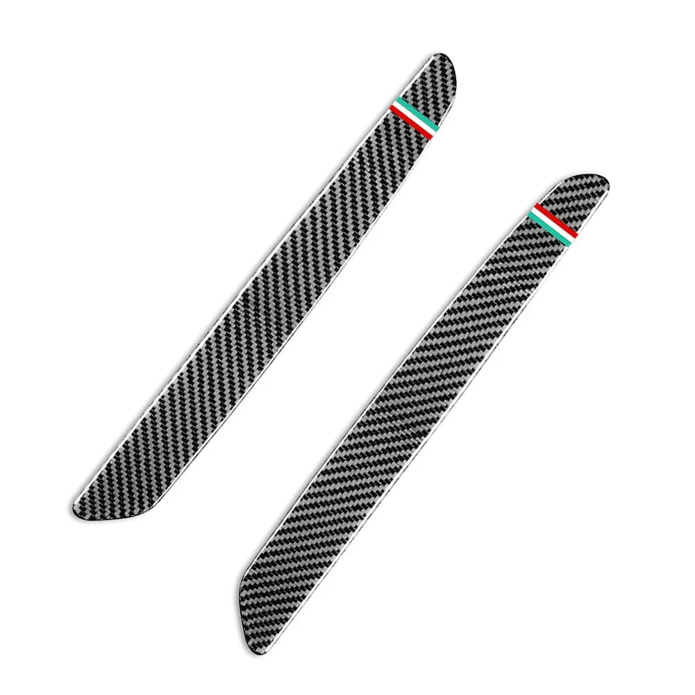 2X Door Sill Scuff Guard Plate Cover Trim for Alfa Romeo Giulia (2015–2019)