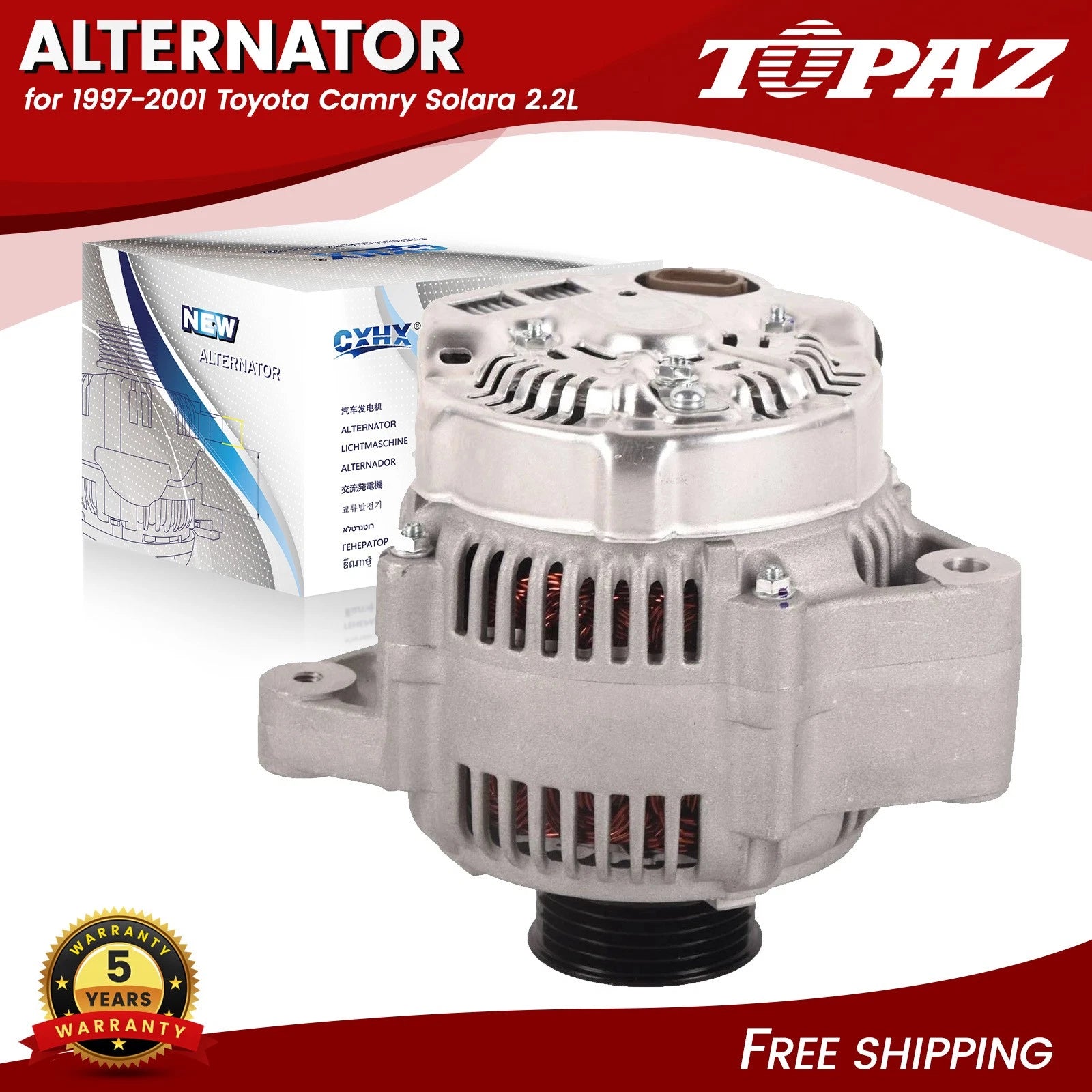 Alternator 80A 12V for Toyota Camry Solara (1997–2001)