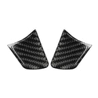Carbon Fiber Steering Wheel Panel Cover Trim for Audi A6 A7 (2012-2018)