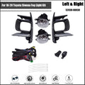 Fog Light Kit for Toyota Sienna (2018–2020) with Gray Bezel