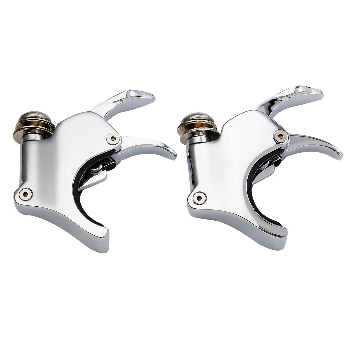 4X 49mm Windshield Clamps for Harley Dyna XL1200X (2006–2022)