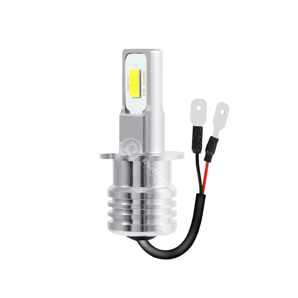 2X H3 Yellow LED Fog Light Bulbs for AUXITO (3000K)