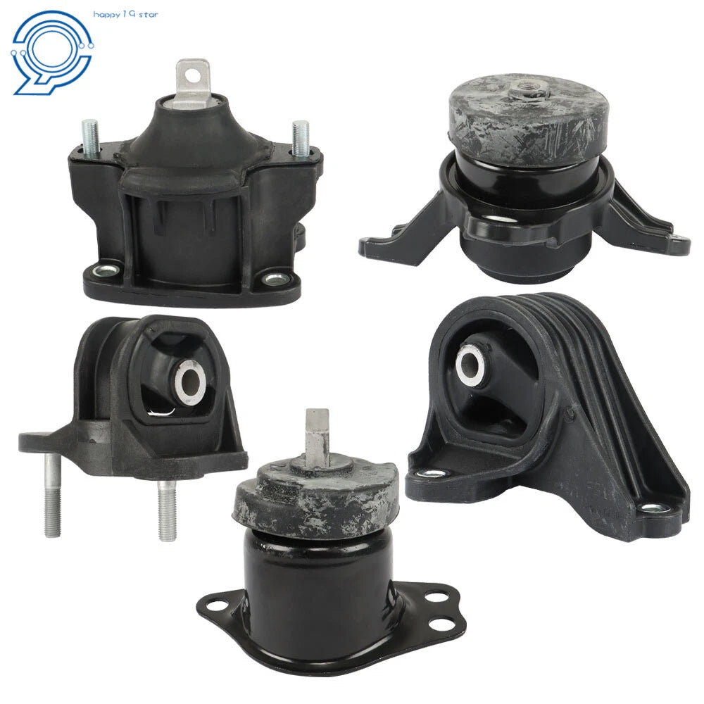 5pcs Motor & Transmission Mount Set for Honda Accord (2013–2017) 2.4L A/T CVT
