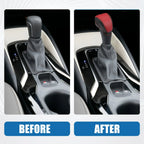 Gear Shifting Knob Cover for Honda Accord 2003-2007 - Black Faux Leather