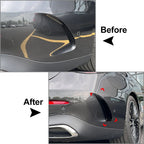 Rear Bumper Side Spoiler Glossy Black for Mercedes Benz CLE Coupe (2024–2024)