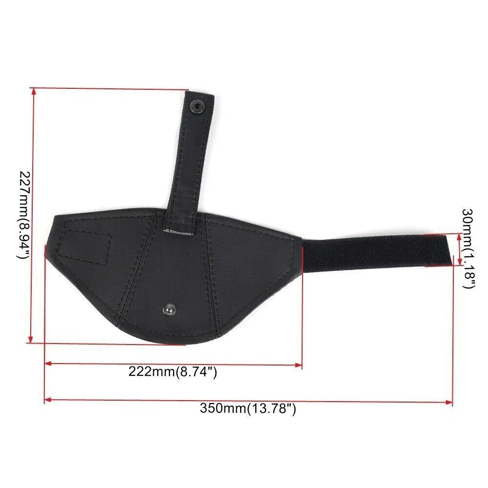 Leather Bucket Seat Belt Guide for JDM Vehicles