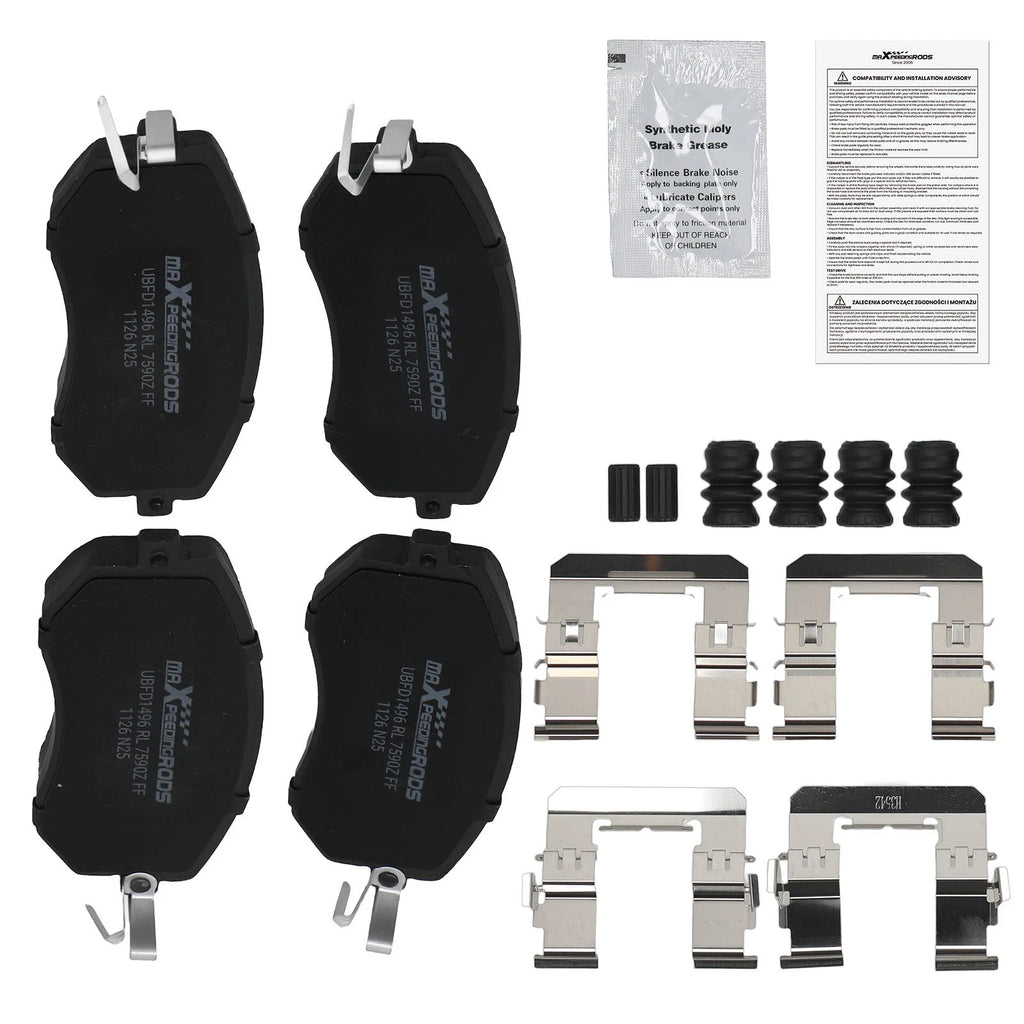 Front Ceramic Brake Pads Kit for Subaru BRZ (2013–2024) Toyota 86 (2017–2020) D1539