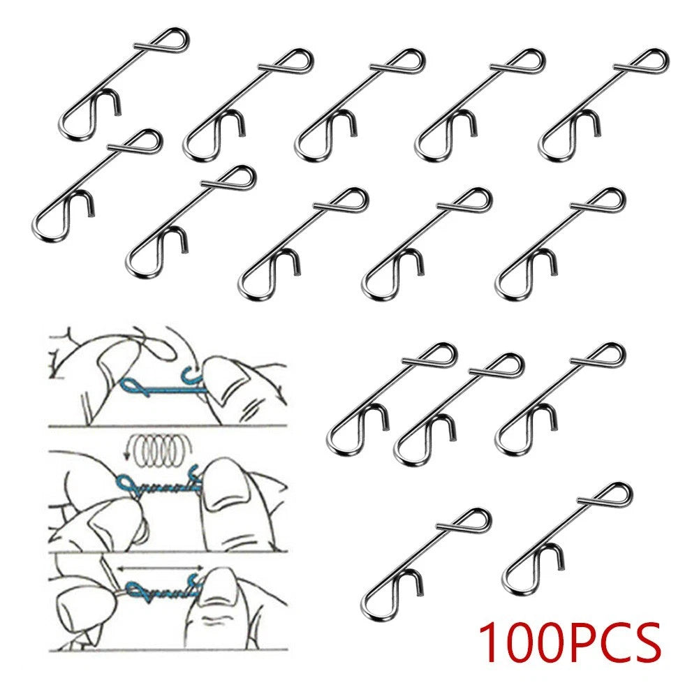 Fast Fishing Swivel Snap Clips for (S-XXL)