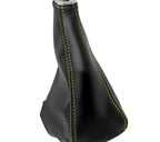 Leather Manual Shift Boot for Honda Accord (1994–2002) Black Yellow Stitch