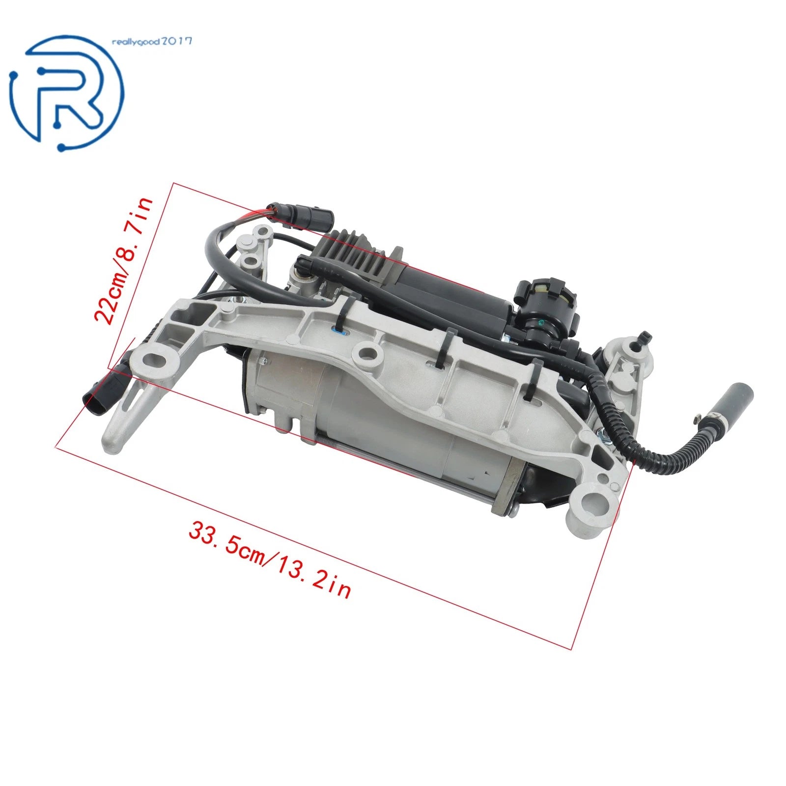 Air Suspension Compressor Pump with Bracket for Porsche Cayenne (2003-2010)