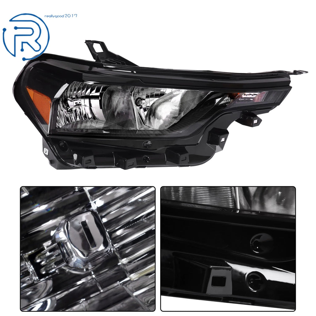 Right Headlight Assembly for Chevrolet Colorado (2023-2025) Black Halogen