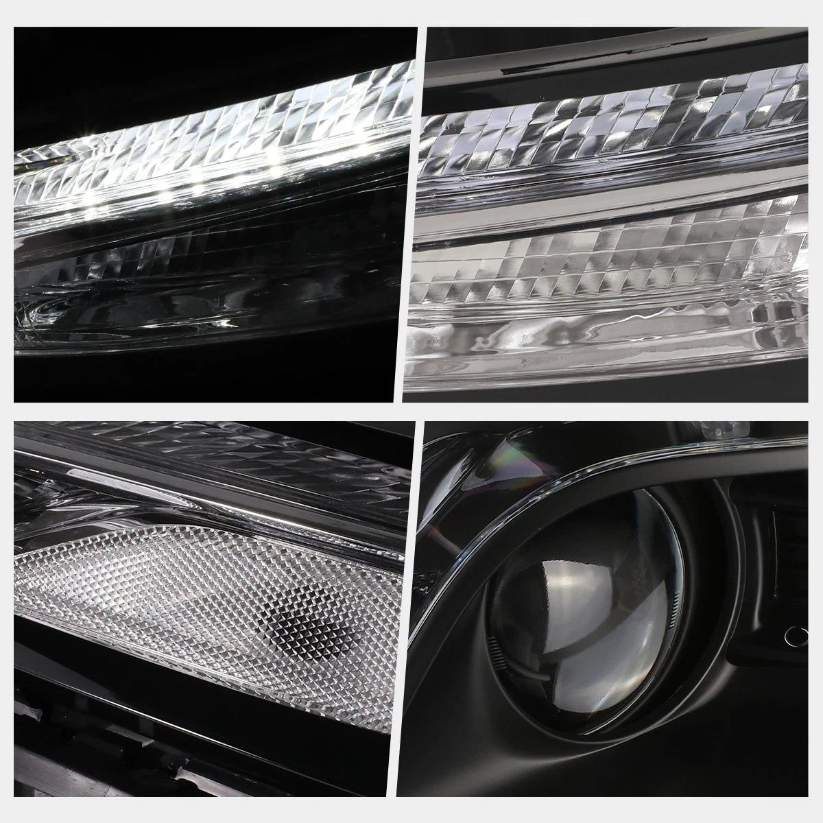 LED Daytime Running Lamps Projector Headlights for Cherokee (2014–2018)