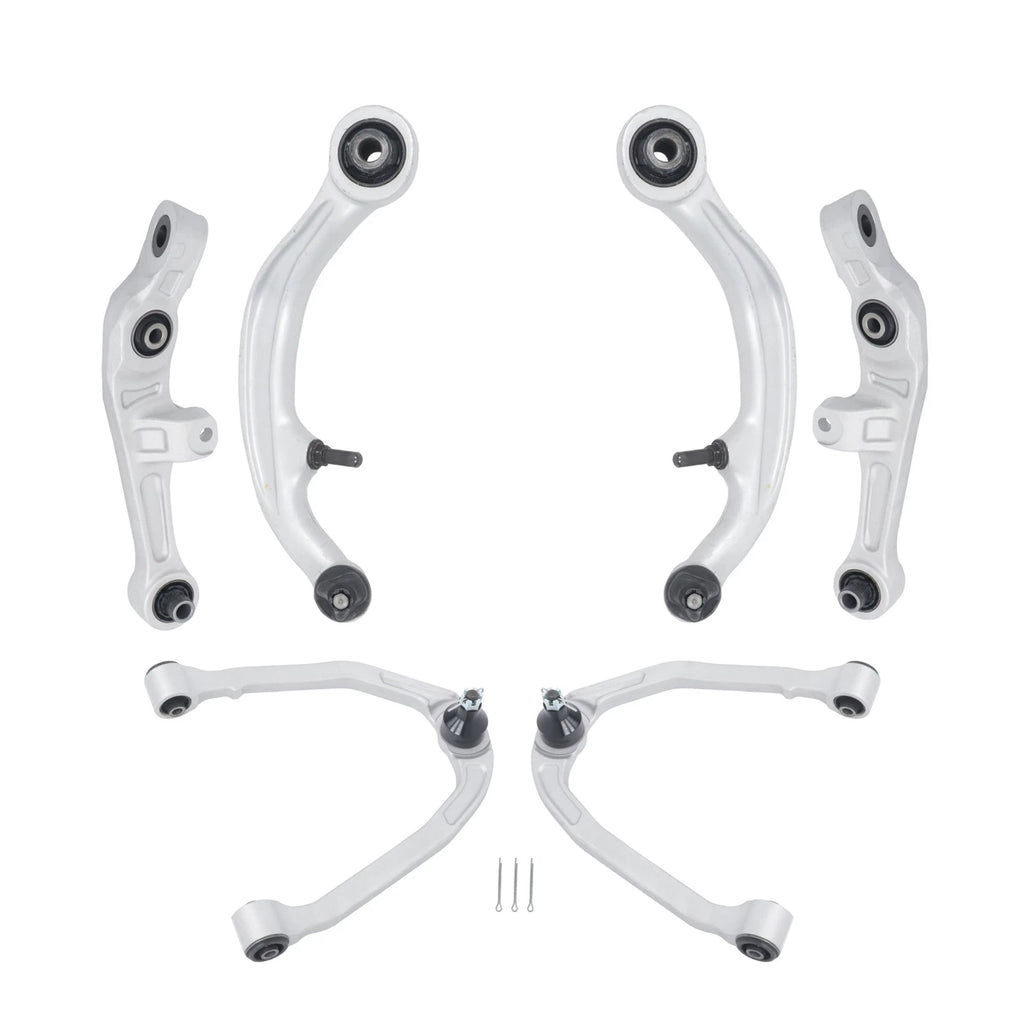 Set of 6 Control Arms with Ball Joints for Nissan 350Z Infiniti G35 (2003–2009)