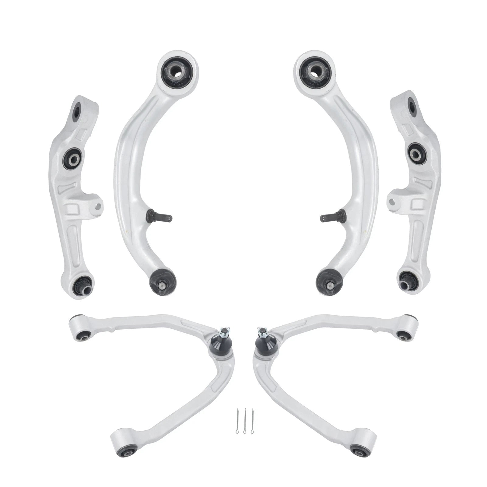 Set of 6 Control Arms with Ball Joints for Nissan 350Z Infiniti G35 (2003–2009)