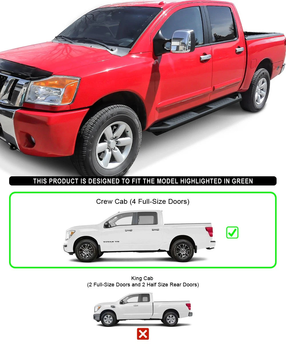 Side Armor for Nissan Titan Crew Cab (2004-2024)