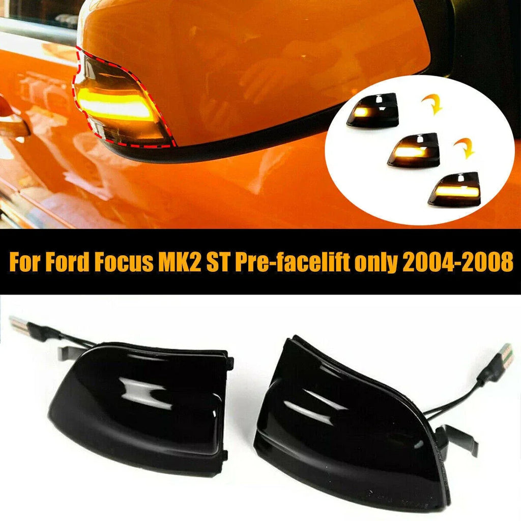 Dynamic Side Mirror Turn Signal Lights for Ford Focus (2004–2008)