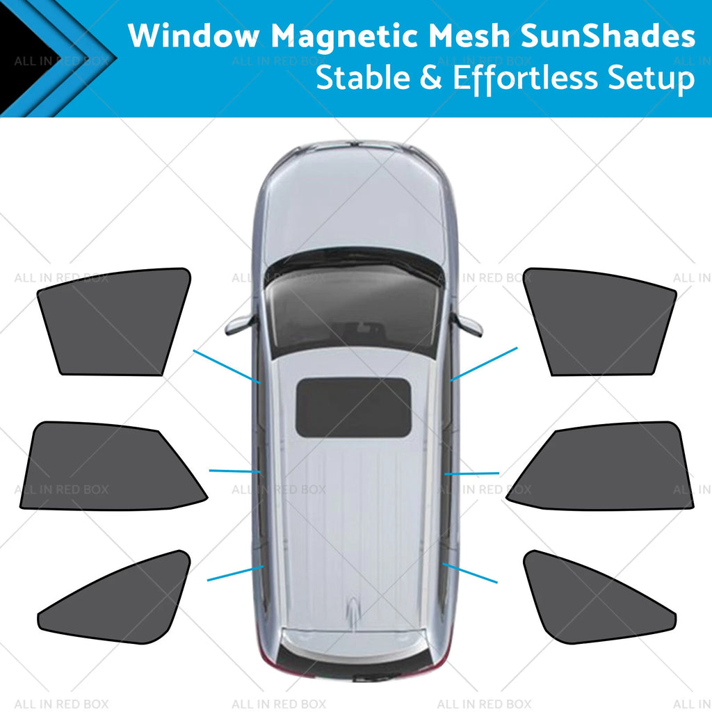 Set of 2 Magnetic Mesh Sun Blind Shades for Lexus NX (2022–2024)