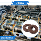 Set of 2 Oil Seal Rotary Shaft Seal FKM Rubber 25x52x10mm