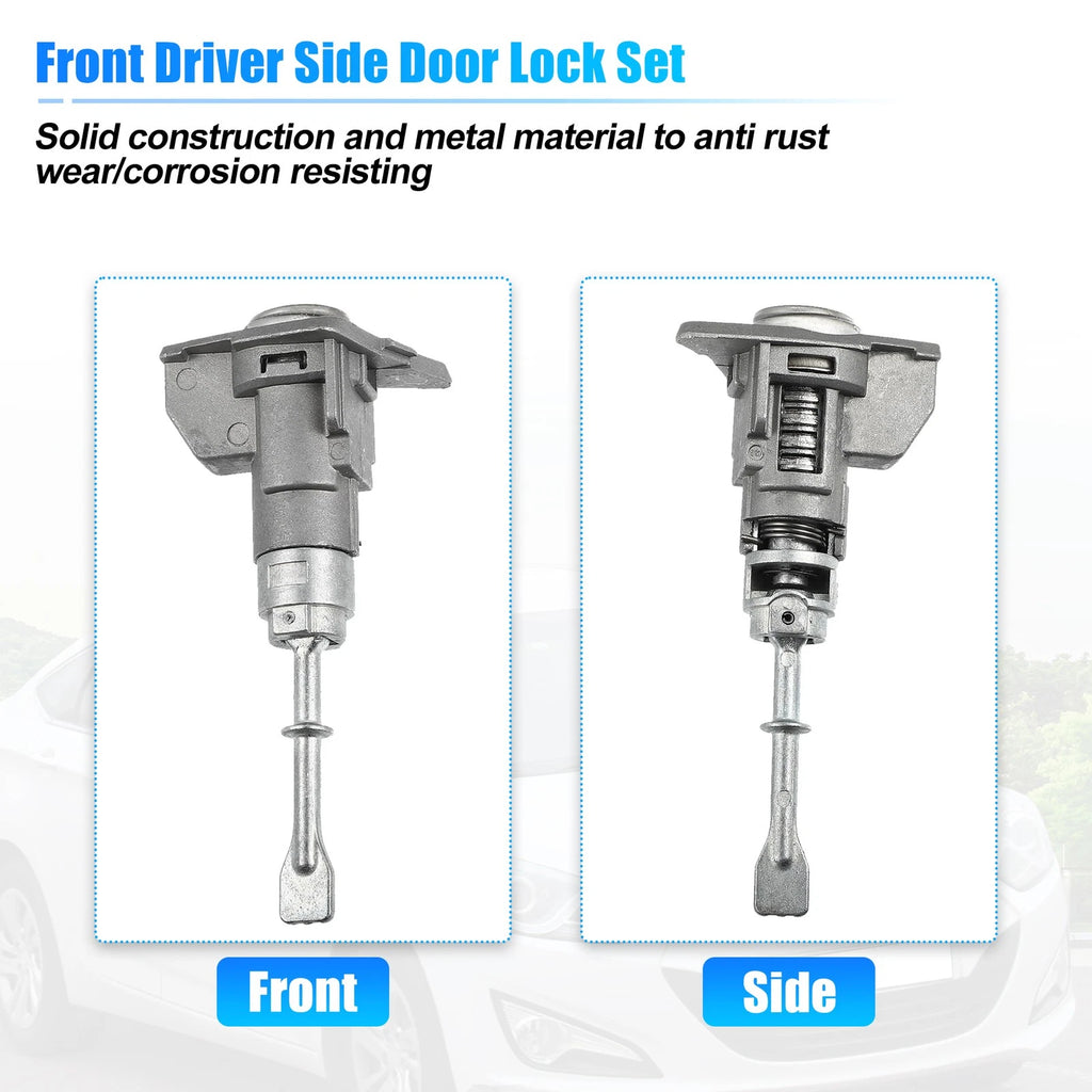 Front Left Side Door Lock Cylinder w/ Keys for Hyundai Elantra (2011–2016) 81970-3XA00