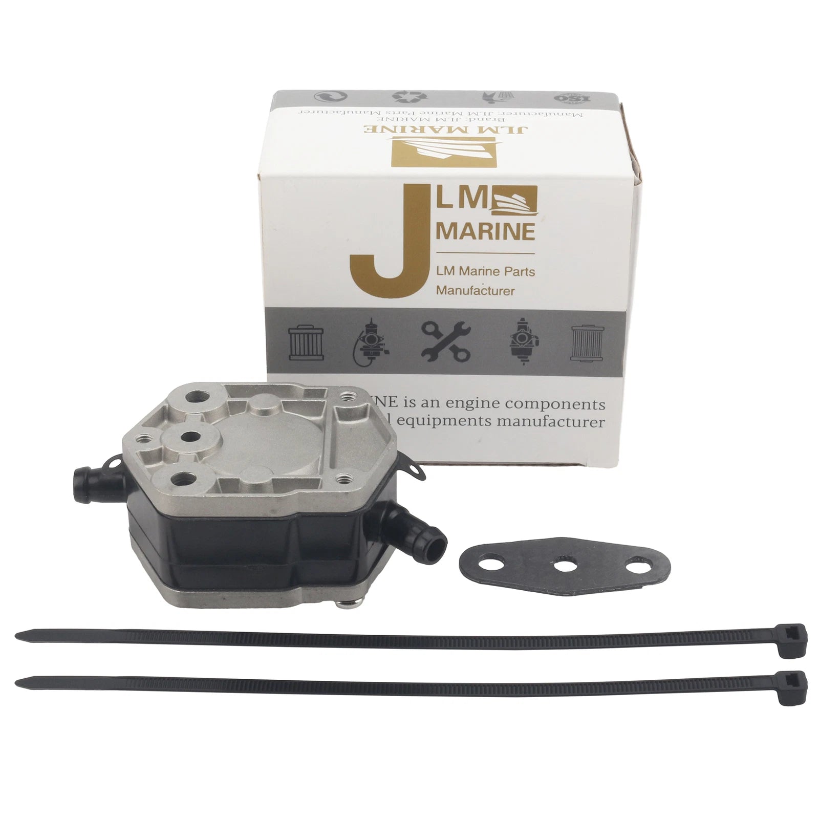 Fuel Pump & Gasket Kit for Yamaha Marine 2 Stroke 115-300 HP (1990–2023)