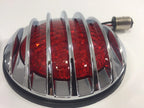 LED Tail Lights Flush Fit for 1933–1936 Ford Hot Rod Chrome Finned Grill