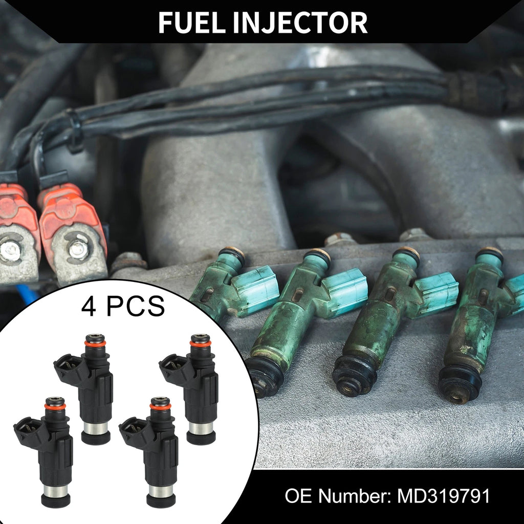 Set of 4 Fuel Injectors for Chevrolet Tracker (1999–2003) MD319791