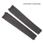 2 x Black Roof Water Strip Cover for Kia Sportage