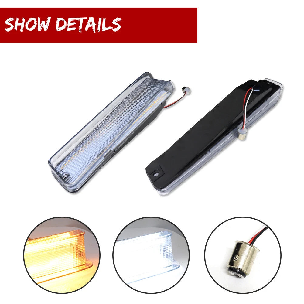 Dynamic Switchback LED DRL Turn Signal Lights for Ford F-150 Bronco