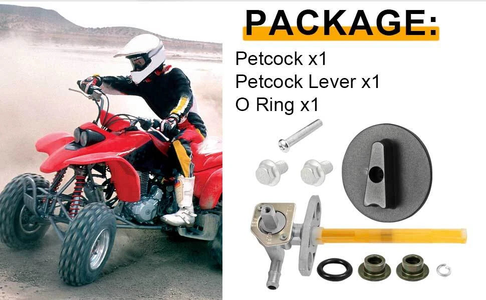 Fuel Gas Petcock Valve Switch for Honda TRX400X TRX400EX (1999–2008)
