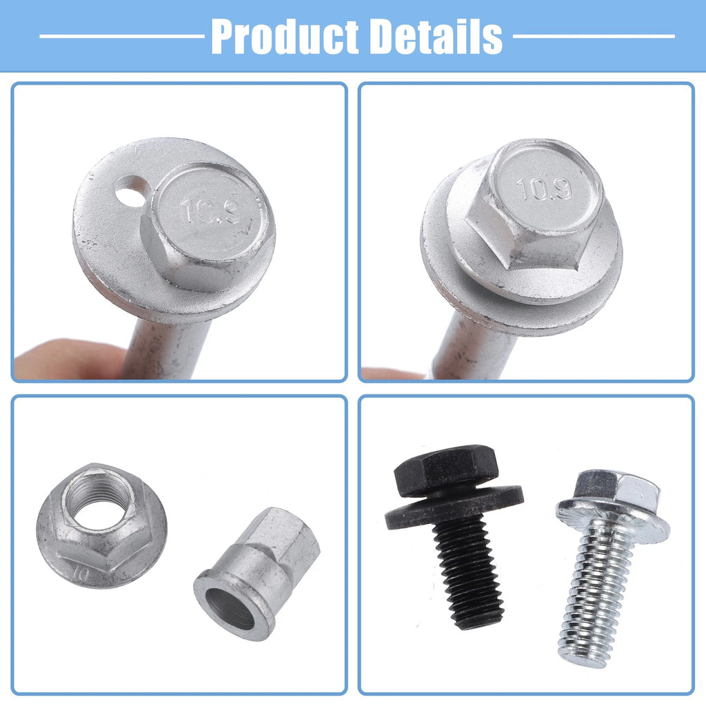 Set of 4 Rear Crossmember Subframe Bolts NO.68211932AB for Jeep Compass Patriot (2007–2017)