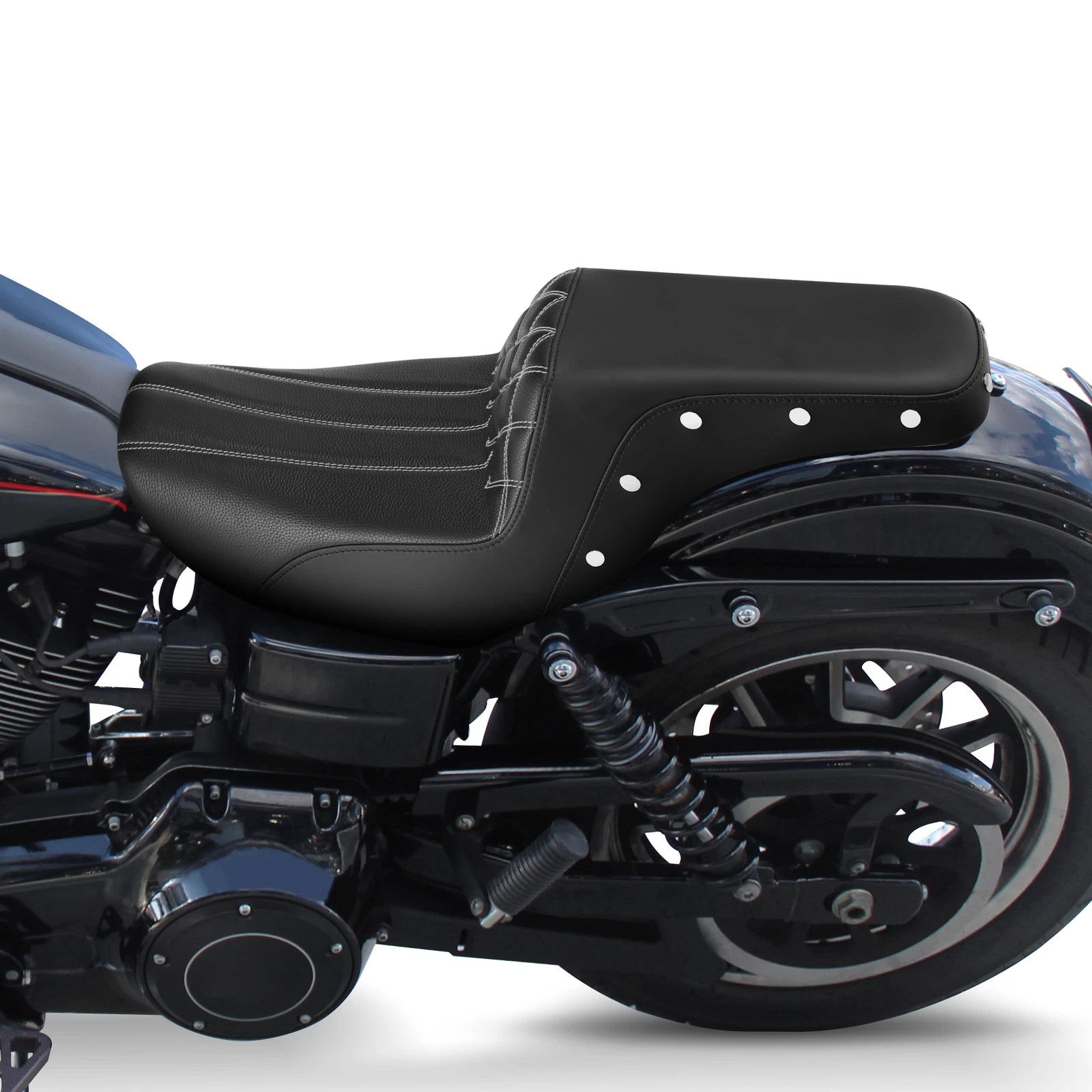 Driver Passenger Seat for Harley Dyna Street Bob FXDB Low Rider FXDL (2006–2017)