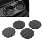 4 x Car Water Cup Holder Mat Cover Trim for Jeep Wrangler (2007-2017)