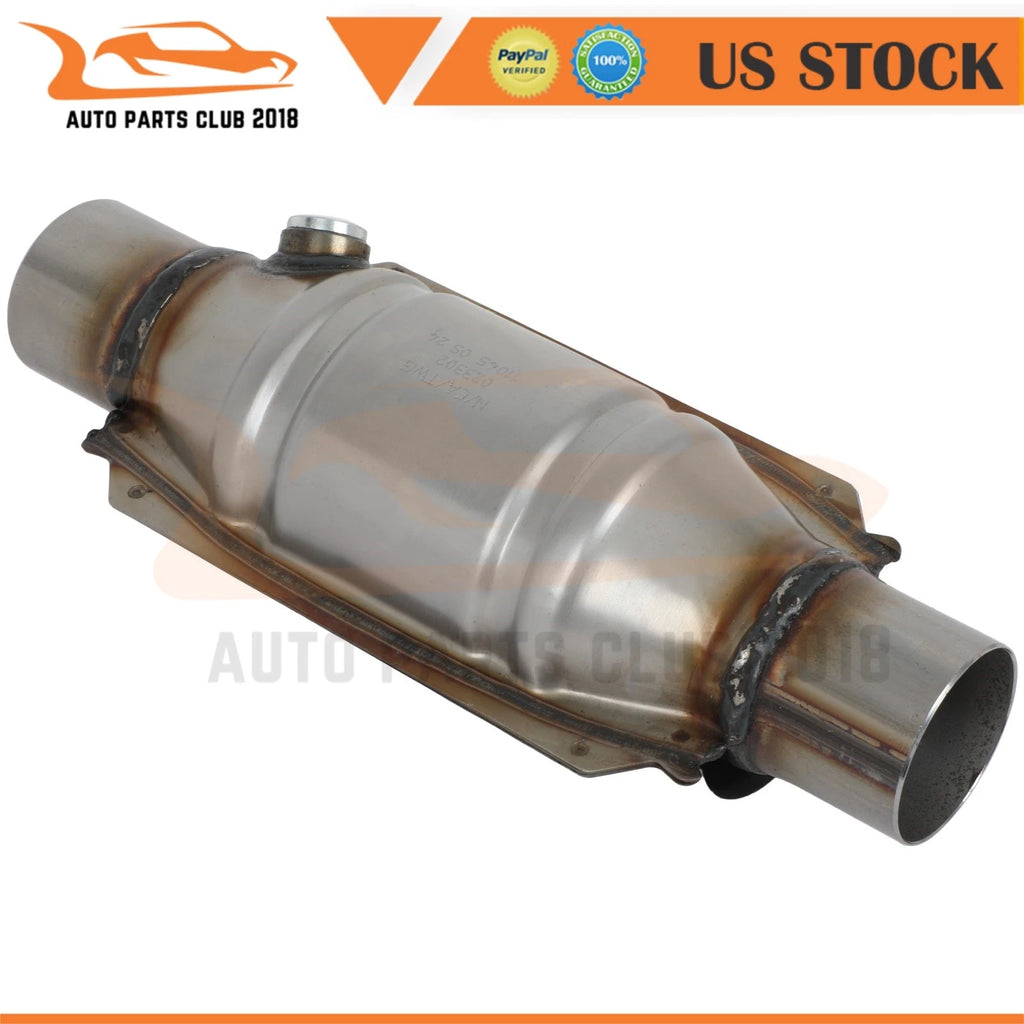 2X Catalytic Converter for Universal Fit (EPA Stainless Steel)