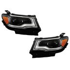 HID/Xenon Headlight Set with LED DRL for Jeep Compass (2017–2021)
