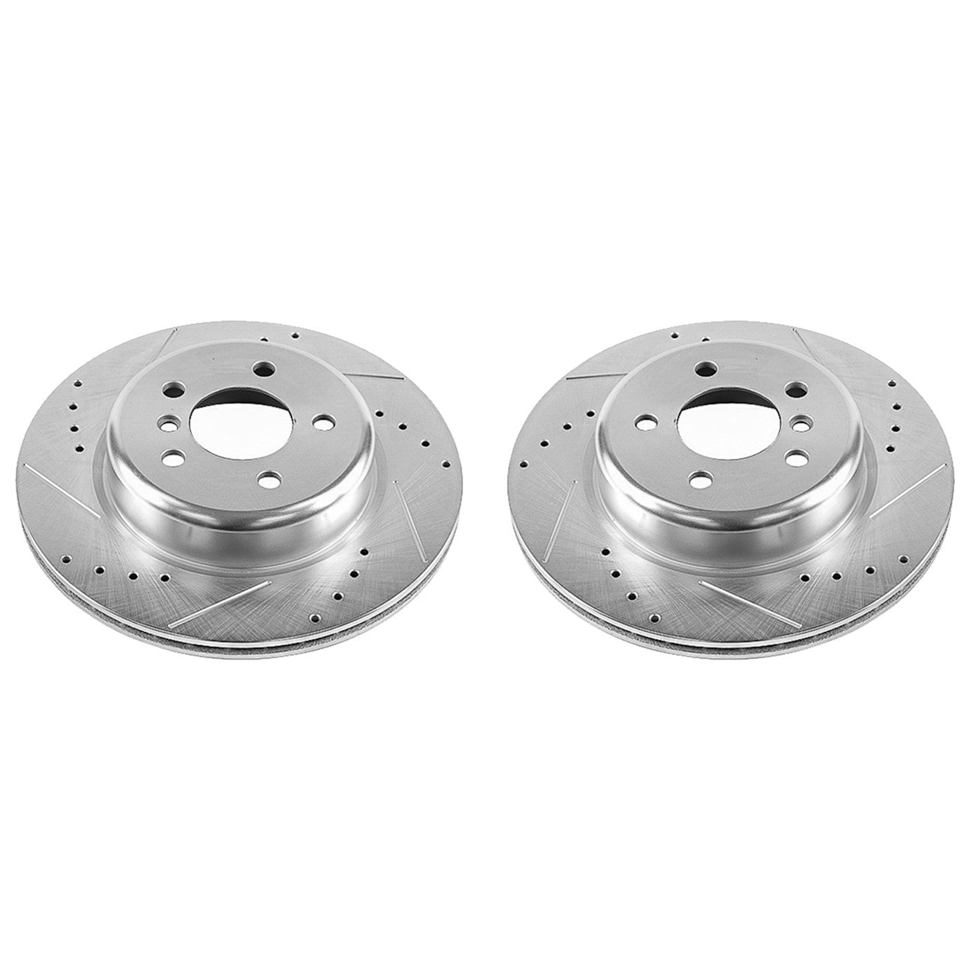 Set of 2 Powerstop Brake Discs for BMW 535 528 (2008–2016)