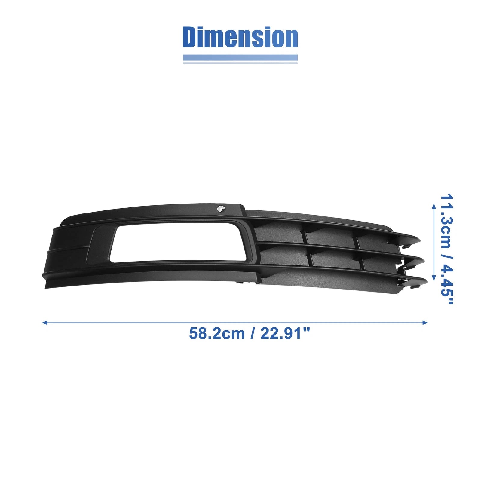 Right Fog Light Mesh Grille for Audi A6 C6 Avant (2008–2011) No. 4F0807682P